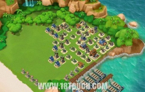 Boom Beach 海島奇兵20本防禦陣型合集