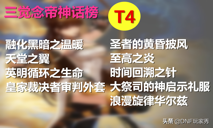 DNF神話天天鑒第14期：念帝三覺神話榜，次元封神