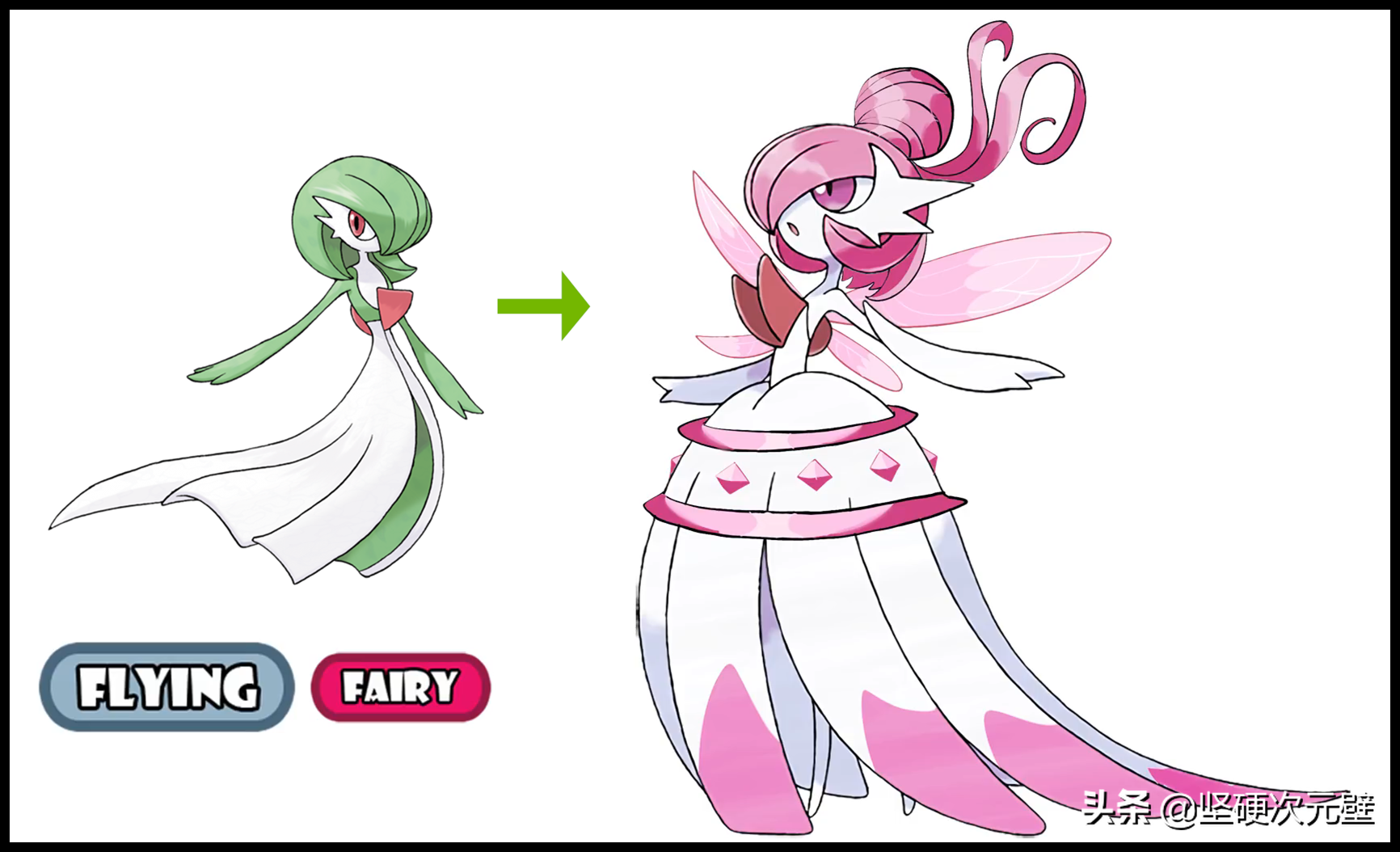 神奇寶貝：沙奈朵8種「新mega」，飛行屬性變「小仙女」，太美了