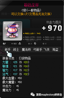 冒險島裝備推薦（主流篇）