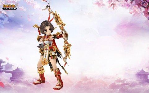暴力輸出弓箭手《熱血江湖》梅柳真顯神威