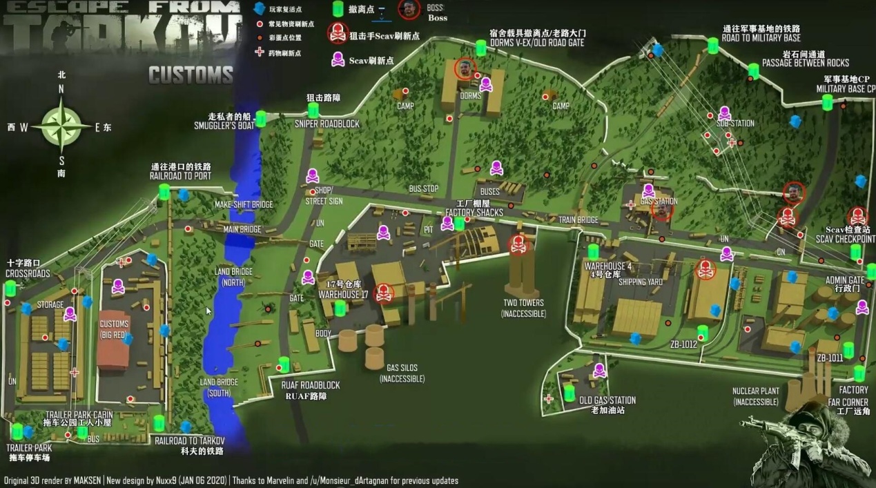 《逃離塔科夫》攻略：新手入坑不要怕，硬核教學帶你看懂自制地圖