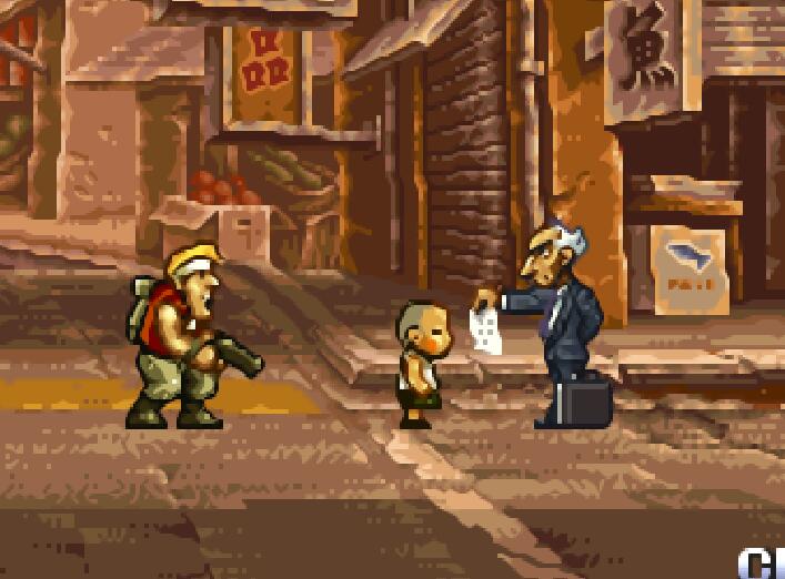 經典遊戲《合金彈頭》最神秘的0分老頭，原來他才是遊戲的靈魂