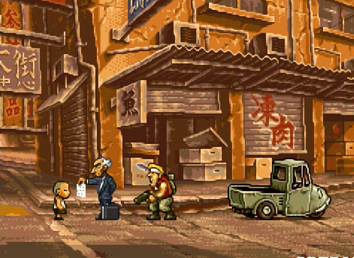 經典遊戲《合金彈頭》最神秘的0分老頭，原來他才是遊戲的靈魂