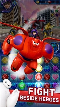 三消解謎遊戲新作 《超能陸戰隊》上架