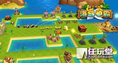 策略塔防遊戲《海島爭霸》玩法曝光 自由鋪路抵禦強敵