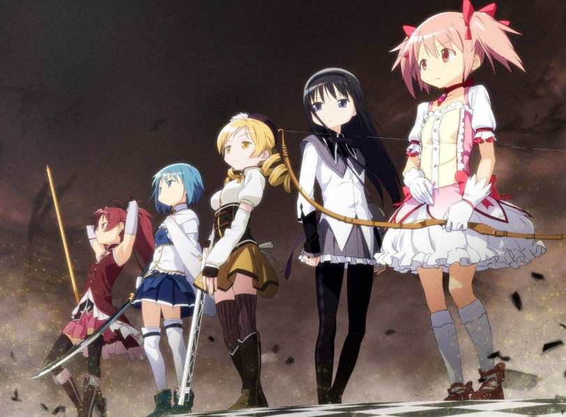 《魔法少女小圓》動畫重播，學姐頭又沒了，有網友發了這張同人圖