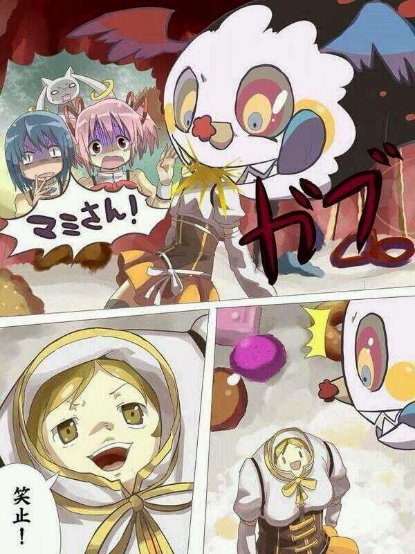 《魔法少女小圓》動畫重播，學姐頭又沒了，有網友發了這張同人圖