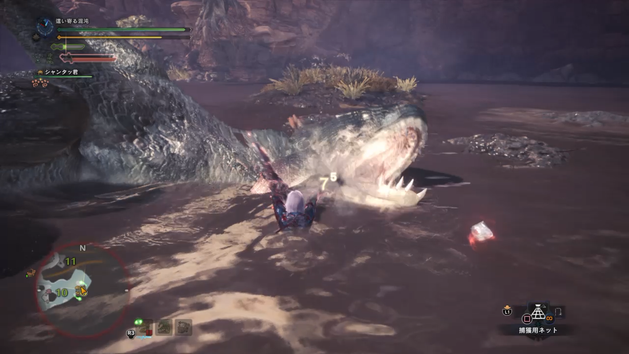 手柄玩怪物獵人世界PC版，初期泥魚龍狩獵攻略