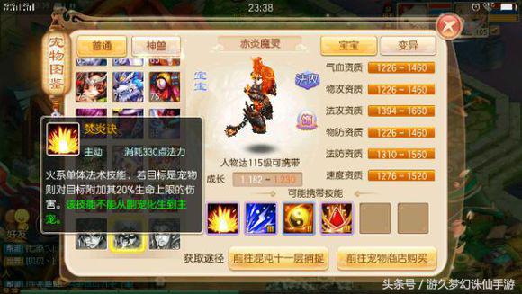 和大神一起探討一下遊戲寵物的技能和加點