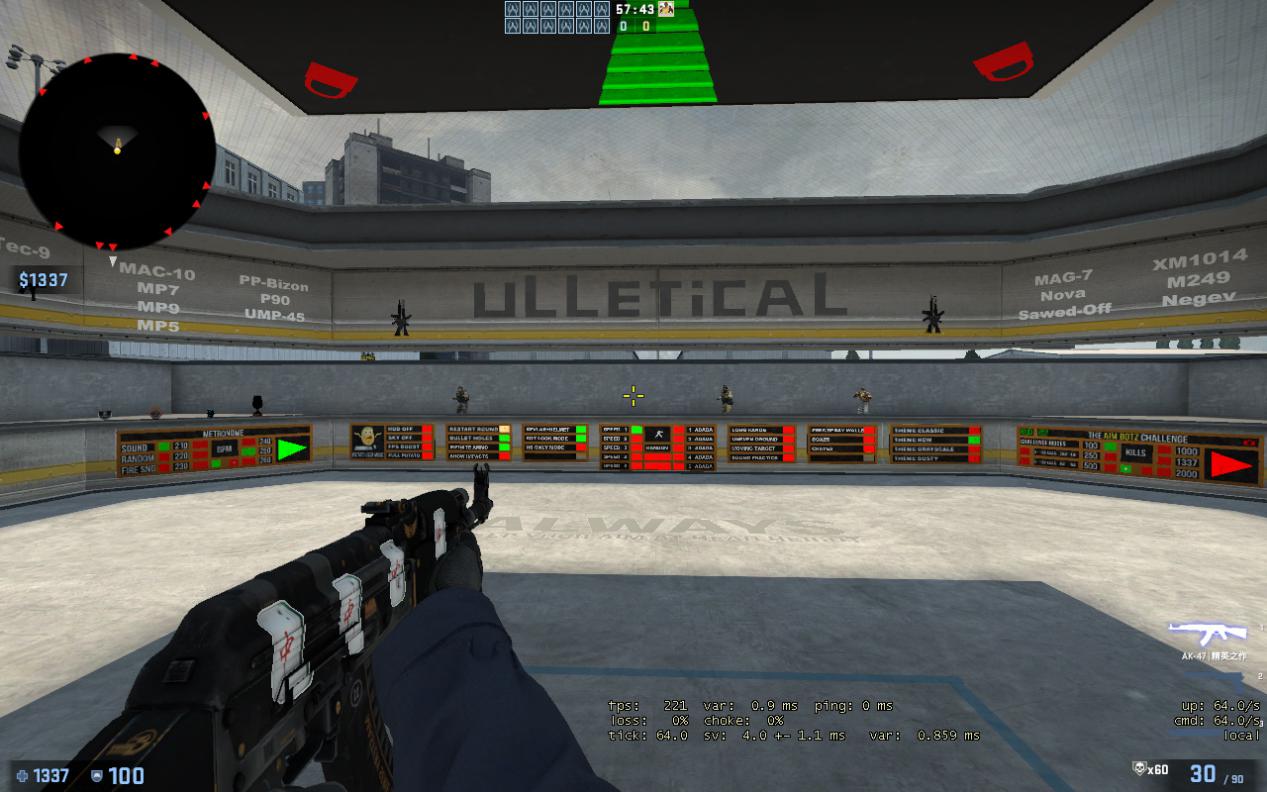 「CSGO教學」必備的練槍地圖 助你圓夢大地球 第三期