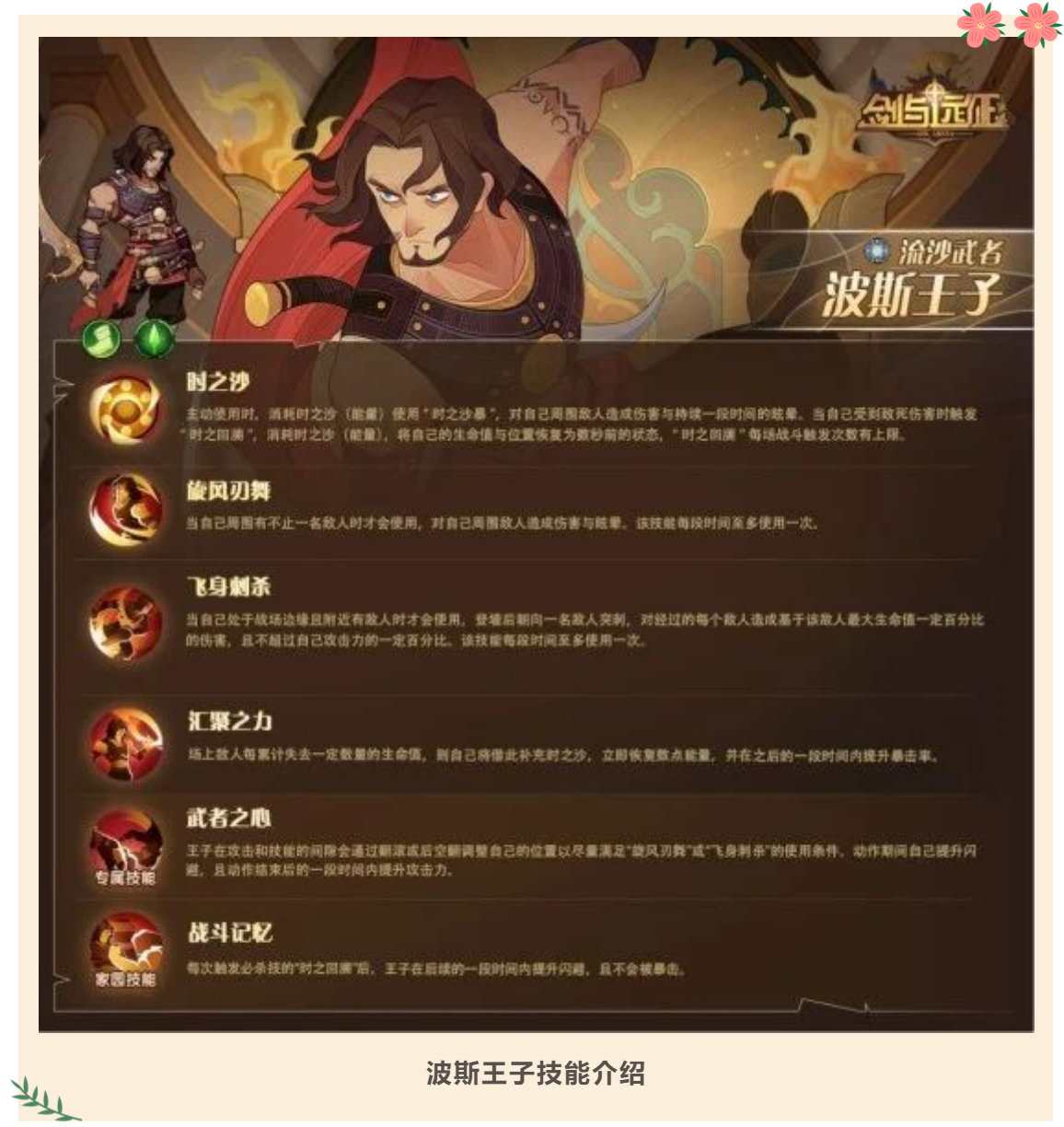 波斯王子：劍與遠征中能夠在瀕臨死亡，回到8秒前的英雄就他一個