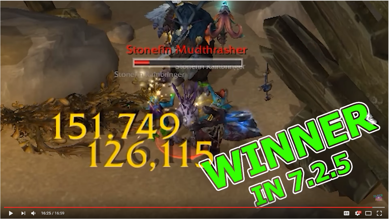 魔獸世界7.2.5DPS排行：戰士和術士才是人生贏家！