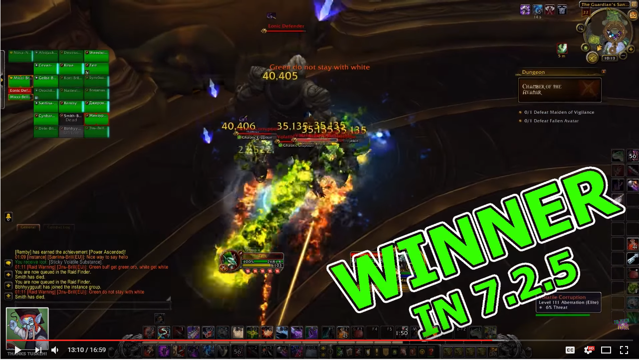 魔獸世界7.2.5DPS排行：戰士和術士才是人生贏家！