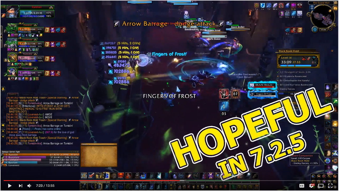 魔獸世界7.2.5DPS排行：戰士和術士才是人生贏家！