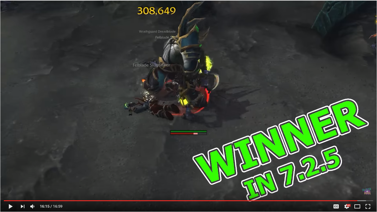 魔獸世界7.2.5DPS排行：戰士和術士才是人生贏家！