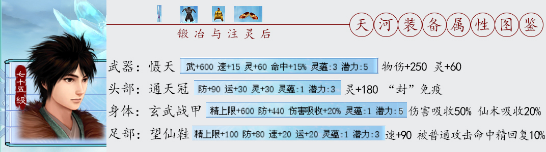 仙劍4終極裝備打造方法以及屬性圖鑑
