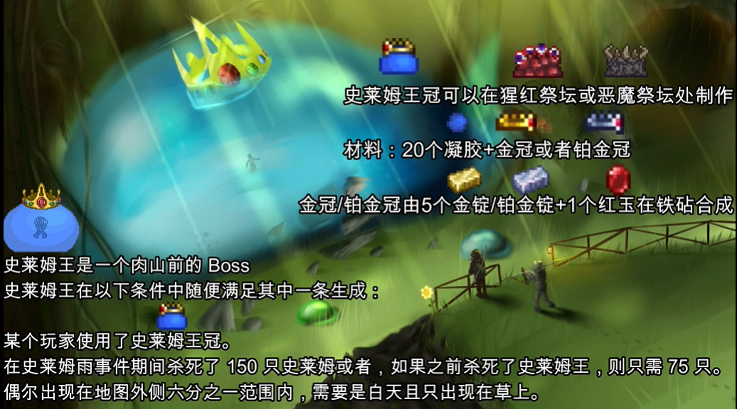 泰拉瑞亞手游肉前各boss召喚方法，刷寵物刷坐騎必備