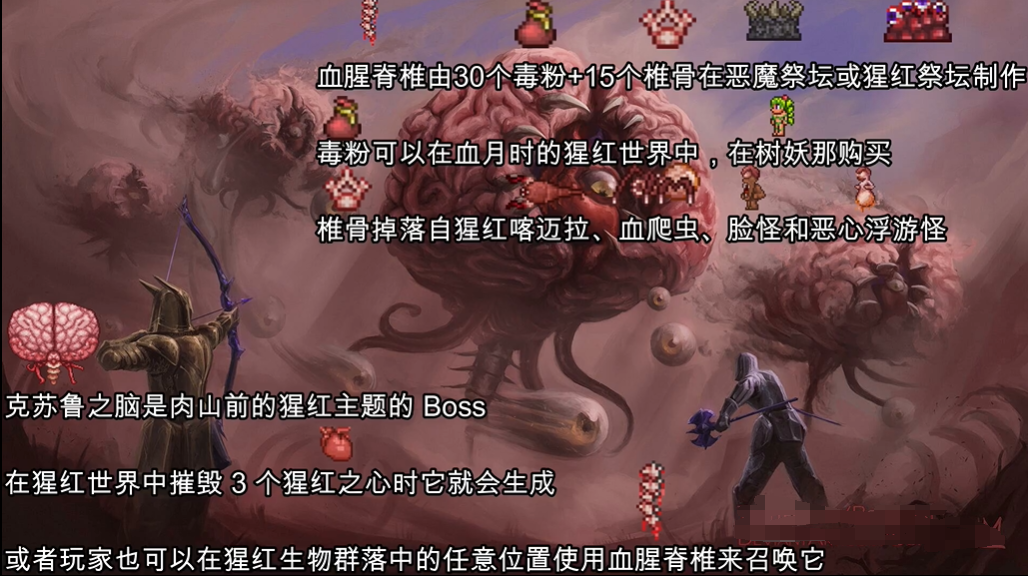 泰拉瑞亞手游肉前各boss召喚方法，刷寵物刷坐騎必備