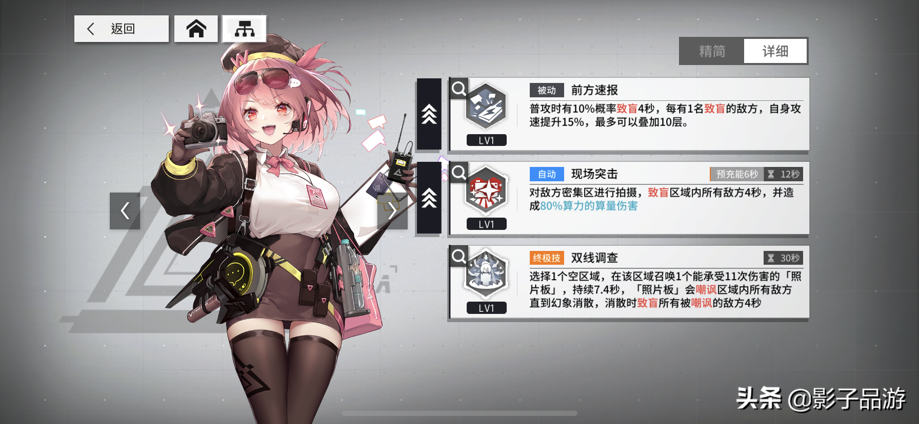 《少女前線：雲圖計劃》12個三星人形，哪個值得培養？