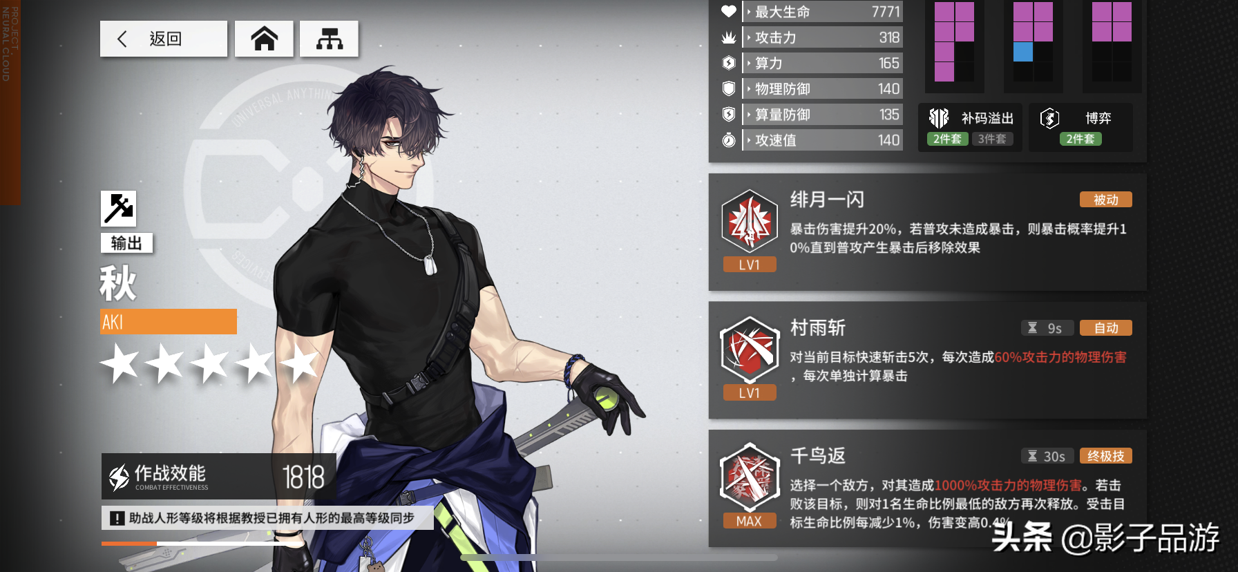 《少女前線：雲圖計劃》12個三星人形，哪個值得培養？