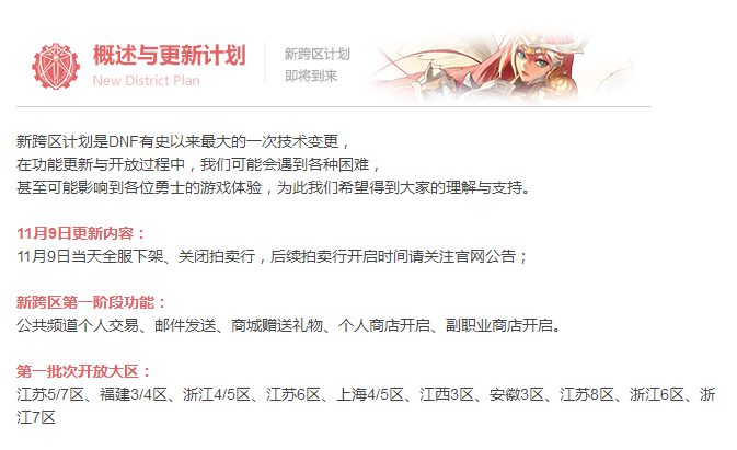 DNF跨區交易真的來了：公共頻道可以擺攤交易開商店了