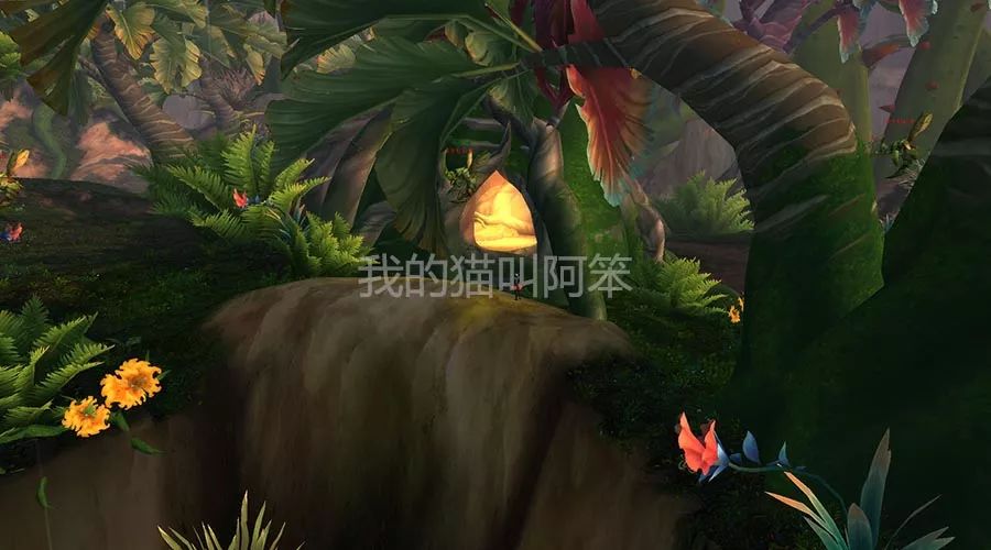 魔獸世界裏又一個縮水版暴風城，藏在德拉諾戈爾隆德的永茂林地里