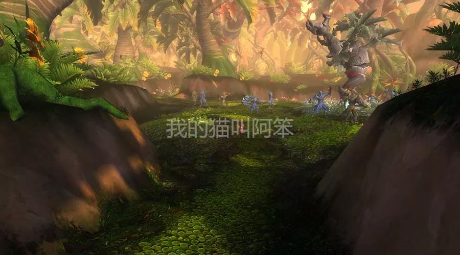 魔獸世界裏又一個縮水版暴風城，藏在德拉諾戈爾隆德的永茂林地里