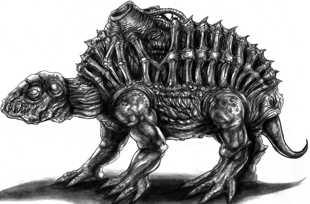 經典遊戲《魂斗羅》歷代版本中的奴隸獸，每次出現都讓人感到恐慌