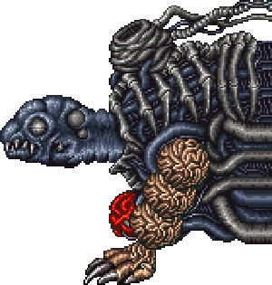 經典遊戲《魂斗羅》歷代版本中的奴隸獸，每次出現都讓人感到恐慌