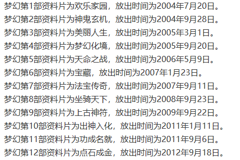 夢幻西遊成長史！你們還記得這些東西什麼時候上線的嗎？