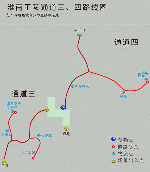 單機遊戲《仙劍4》完整圖文攻略，詳細地圖物資標記