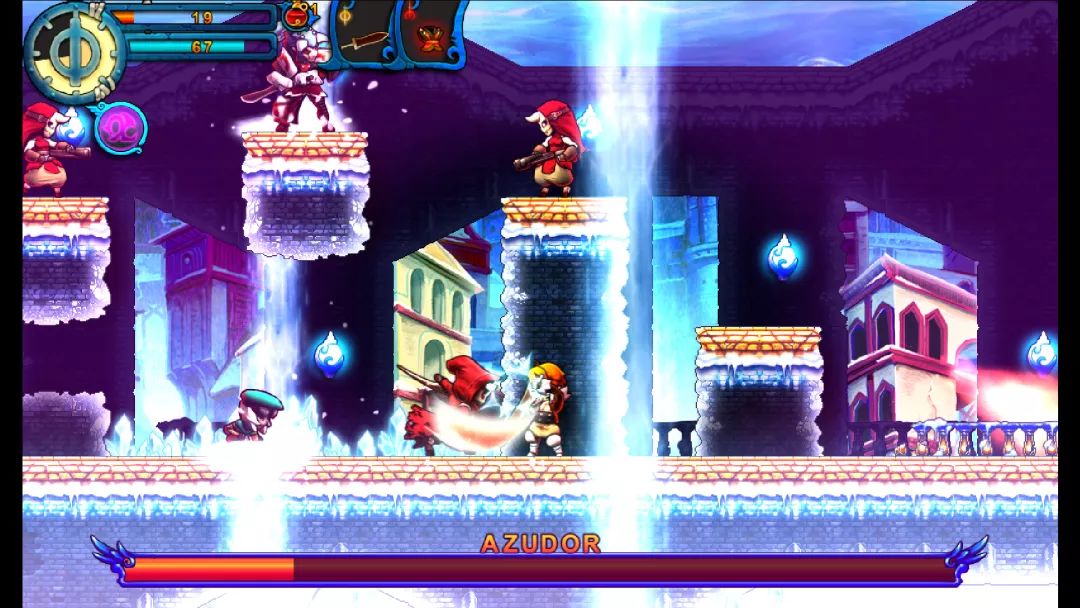一款卡通風格的“類惡魔城”獨立遊戲