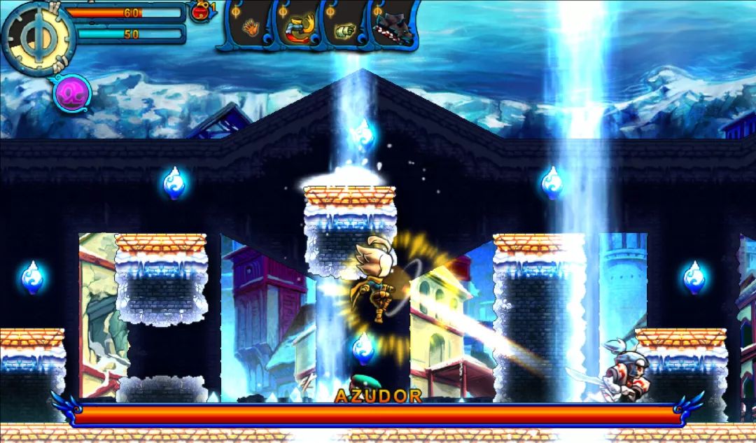 一款卡通風格的“類惡魔城”獨立遊戲