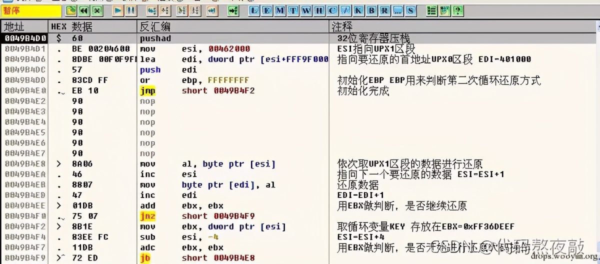 逆向基礎：軟件手動脫殼技術入門